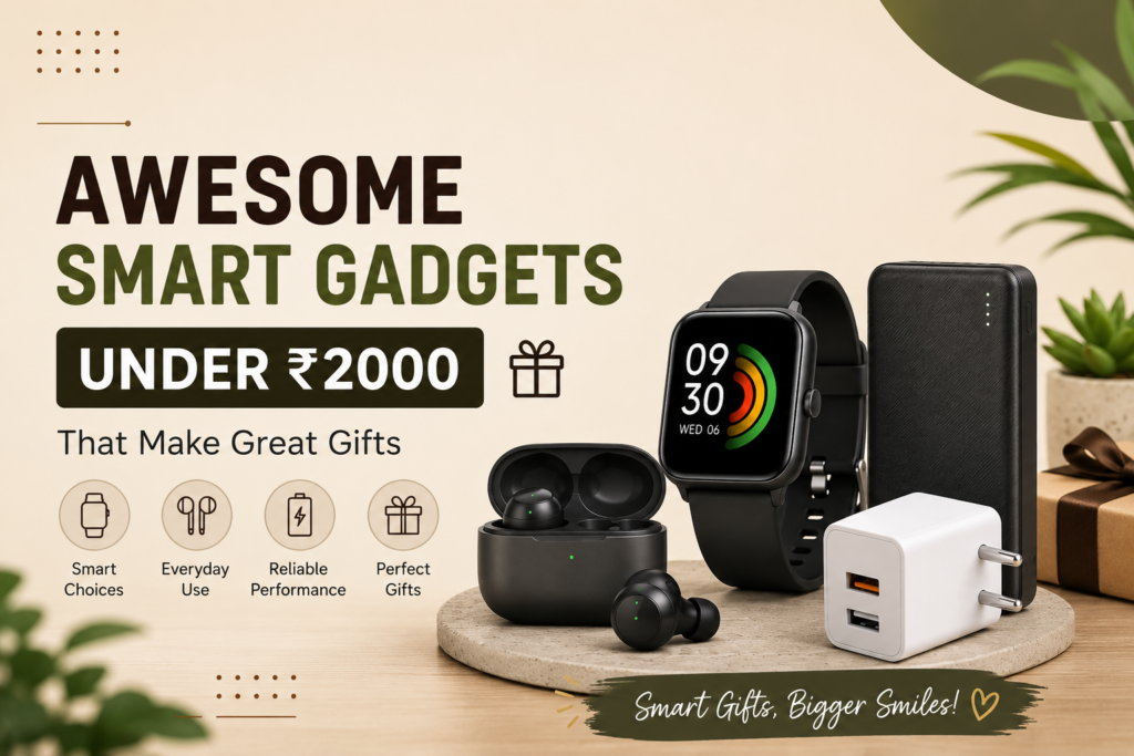 Awesome Smart Gadgets Under ₹2000 That Make Great Gifts Gadgets Under ₹2000