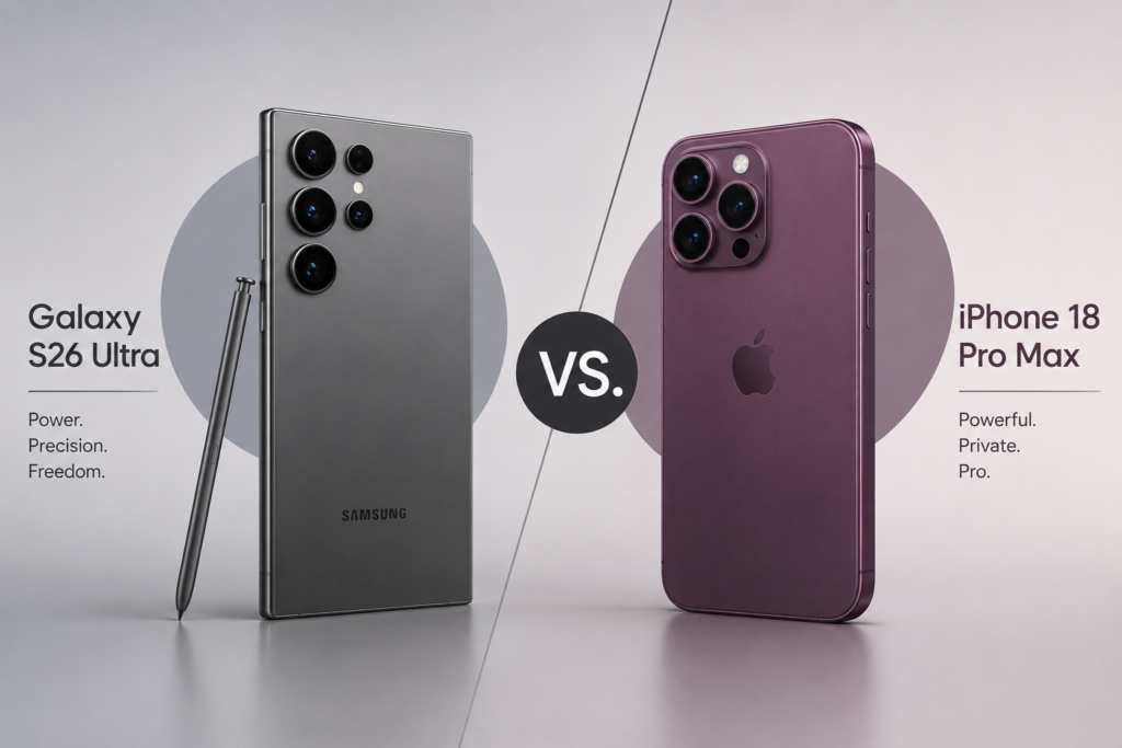 iPhone 18 Pro Max vs. Samsung Galaxy S26 Ultra: Which Flagship Actually Deserves Your Money? iPhone 18 Pro Max vs. Samsung Galaxy S26 Ultra