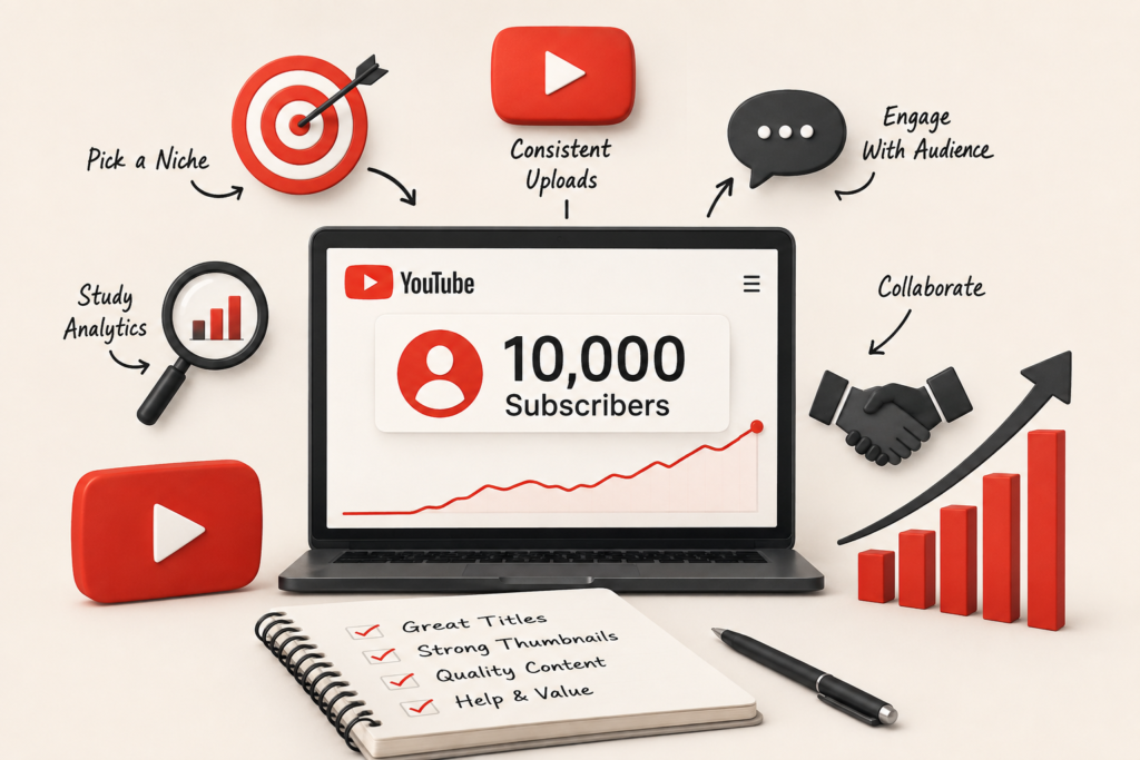 How to Get Your First 10,000 YouTube Subscribers YouTube Subscribers