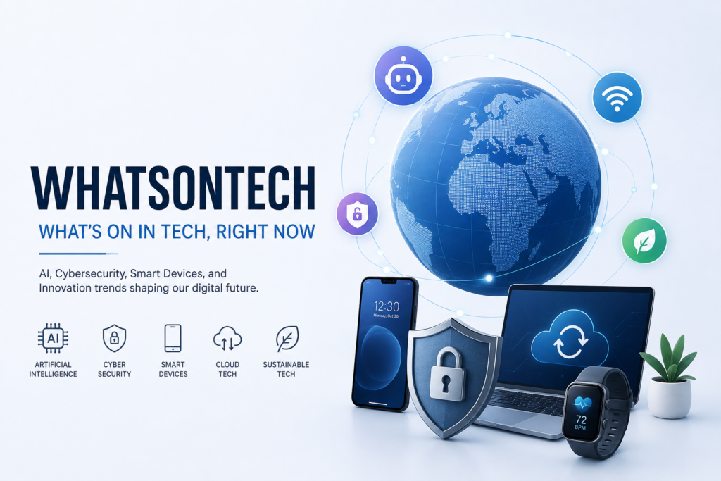 WhatsonTech: What’s Really Happening in the World of Technology Right Now WhatsonTech
