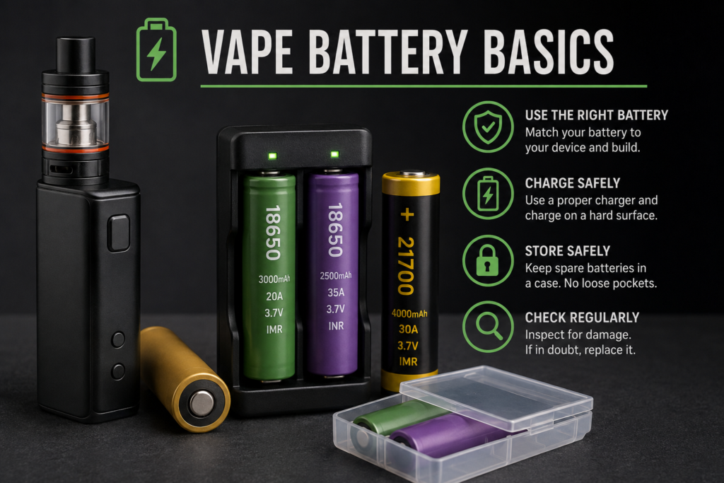 The Complete Vape Battery Guide for Beginners and Advanced Vapers Vape Battery Guide
